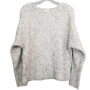 Max Studio Crew Neck Gray  Sweater sz S NWOT